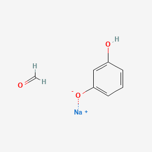 molecular formula C7H7NaO3 B583703 Resorcinol-formaldehyde resin, sodium salt CAS No. 148906-95-0