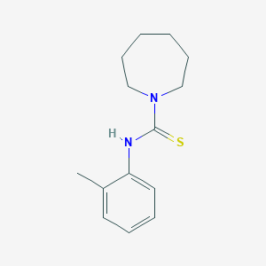molecular formula C14H20N2S B5837167 N-(2-methylphenyl)azepane-1-carbothioamide 