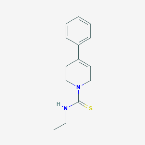 molecular formula C14H18N2S B5837284 N-ethyl-4-phenyl-3,6-dihydro-2H-pyridine-1-carbothioamide 