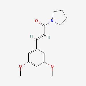 molecular formula C15H19NO3 B583729 4'-Demethoxypiperlotine C 