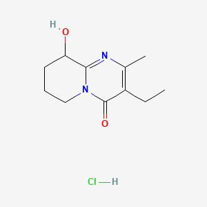 3-Ethyl-6,7,8,9-tetrahydro-9-hydroxy-2-methyl-4H-pyrido[1,2-a]pyrimidin-4-one Hydrochloride