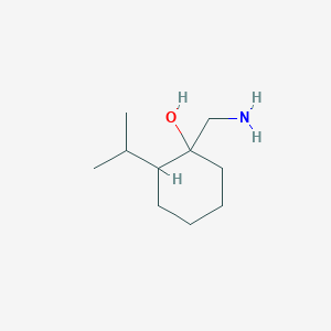 molecular formula C10H21NO B058374 1-(Aminomethyl)-2-propan-2-ylcyclohexan-1-ol CAS No. 116239-69-1