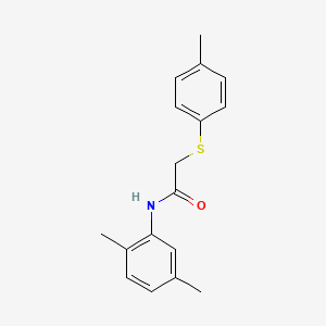 molecular formula C17H19NOS B5837629 N-(2,5-dimethylphenyl)-2-[(4-methylphenyl)sulfanyl]acetamide CAS No. 333457-41-3