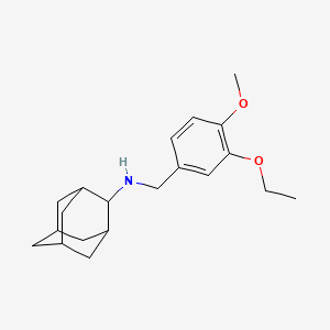 molecular formula C20H29NO2 B5837707 N-(2-adamantyl)-N-(3-ethoxy-4-methoxybenzyl)amine 
