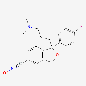 molecular formula C20H21FN2O2 B583771 Citalopram Nitrile Oxide CAS No. 1346601-93-1