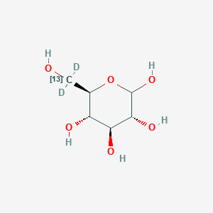 (3R,4S,5S,6R)-6-[dideuterio(hydroxy)(113C)methyl]oxane-2,3,4,5-tetrol