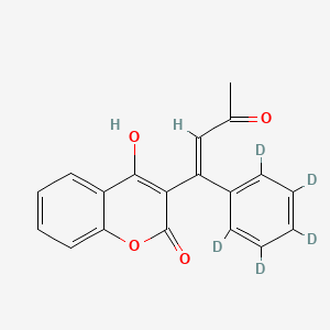 molecular formula C19H14O4 B583809 Dehydro Warfarin-d5 CAS No. 1346606-43-6