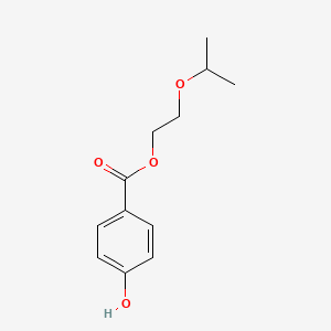 molecular formula C12H16O4 B583828 2-Isopropoxyethyl 4-Hydroxybenzoate CAS No. 1346600-95-0