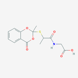 molecular formula C14H15NO6S B058384 Isalsteine CAS No. 116818-99-6