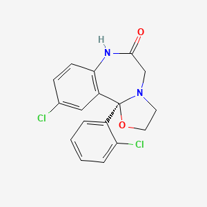 molecular formula C17H14Cl2N2O2 B583840 Cloxazolam, (R)- CAS No. 158251-60-6