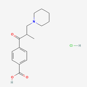 molecular formula C16H22ClNO3 B583853 Tolperisone 4-Carboxylic Acid Hydrochloride Hydrate CAS No. 446063-44-1