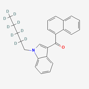 Naphthalen-1-yl-[1-(2,2,3,3,4,4,5,5,5-nonadeuteriopentyl)indol-3-yl]methanone