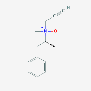 N-Methyl-N-[(2R)-1-phenylpropan-2-yl]prop-2-yn-1-amine N-oxide