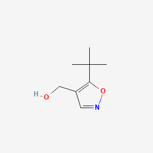 molecular formula C8H13NO2 B583871 (5-(tert-Butyl)isoxazol-4-yl)methanol CAS No. 155602-41-8