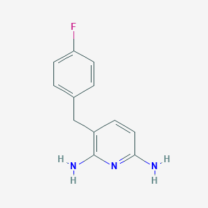 molecular formula C12H12FN3 B058388 Sampirtine CAS No. 115911-28-9