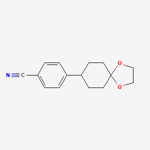 4-(1,4-Dioxaspiro[4.5]decan-8-YL)benzonitrile