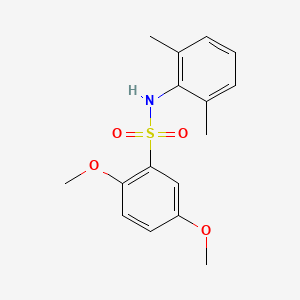 molecular formula C16H19NO4S B5838931 N-(2,6-dimethylphenyl)-2,5-dimethoxybenzenesulfonamide 