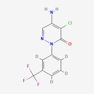 molecular formula C11H7ClF3N3O B583902 Desmethyl Norflurazon-d4 CAS No. 1346605-19-3