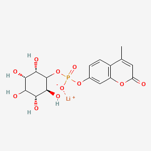 molecular formula C16H18LiO11P B583903 lithium;(4-methyl-2-oxochromen-7-yl) [(2S,3S,5R,6S)-2,3,4,5,6-pentahydroxycyclohexyl] phosphate CAS No. 244145-22-0