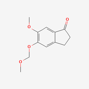 6-Methoxy-5-(methoxymethoxy)-2,3-dihydro-1H-inden-1-one