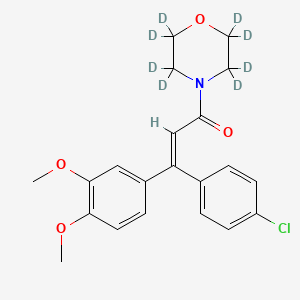 molecular formula C21H22ClNO4 B583906 Dimethomorph-d8 