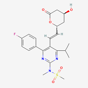 molecular formula C22H26FN3O5S B583909 ent-Rosuvastatin Lactone CAS No. 615263-62-2