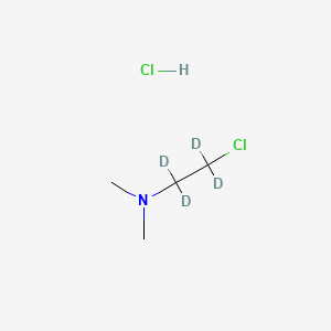 2-Chloro-N,N-dimethyl-ethan Amine-d4 Hydrochloride