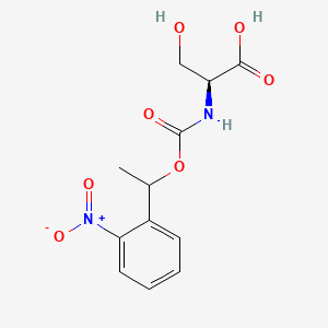 N-1-(2-Nitrophenyl)ethoxycarbonylserine