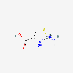 rac 2-Aminothiazoline-4-carboxylic Acid-13C,15N2