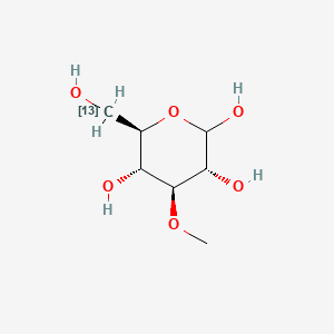 molecular formula C7H14O6 B583915 3-O-Methyl-D-[6-13C]glucose CAS No. 478529-34-9