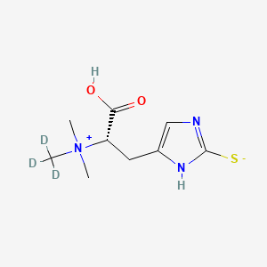 molecular formula C9H15N3O2S B583917 L-(+)-Ergothioneine-d3 CAS No. 1356933-89-5