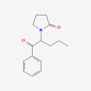 molecular formula C15H19NO2 B583918 ALPHA-(2-OXOPYRROLIDINO)VALEROPHENONE CAS No. 1220881-04-8