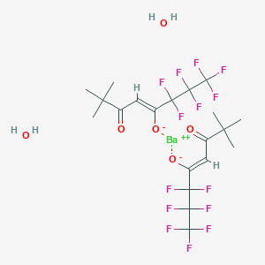molecular formula C20H22BaF14O5 B583922 Barium fod, dihydrate CAS No. 143457-82-3