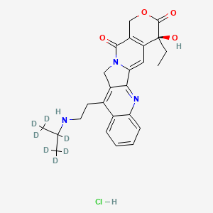molecular formula C25H28ClN3O4 B583925 Belotecan-d7hydrochloride 