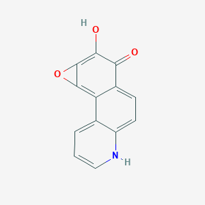 molecular formula C13H7NO3 B058393 syn-Benzo(f)quinoline-7,8-diol-9,10-epoxide CAS No. 119239-63-3
