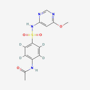 Acetylsulfamonomethoxine-d4