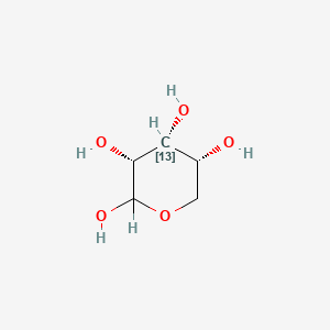 molecular formula C5H10O5 B583934 D-[3-13C]Ribose CAS No. 211947-12-5