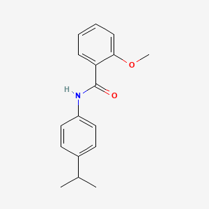 molecular formula C17H19NO2 B5839349 N-(4-isopropylphenyl)-2-methoxybenzamide 