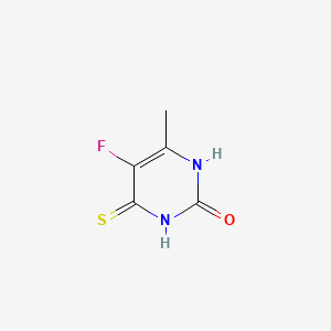 5-fluoro-6-methyl-4-thioxo-3,4-dihydropyrimidin-2(1H)-one