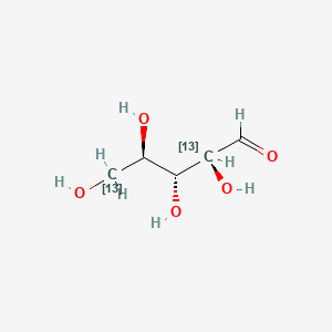 molecular formula C5H10O5 B583945 D-Ribose-2,5-13C2 CAS No. 213825-57-1