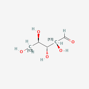 molecular formula C5H10O5 B583945 D-核糖-2,5-13C2 CAS No. 213825-57-1