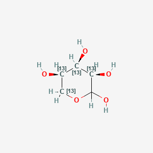 molecular formula C5H10O5 B583948 D-Ribose-2,3,4,5-13C4 CAS No. 478506-23-9
