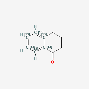 molecular formula C10H10O B583949 α-四氢萘酮-13C6 CAS No. 189811-58-3