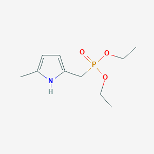 molecular formula C10H18NO3P B058395 2-[(Diethoxyphosphinyl)methyl]-5-methyl-1H-pyrrole CAS No. 113848-06-9