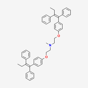 molecular formula C49H49NO2 B583954 Tamoxifen Dimer CAS No. 1346606-51-6