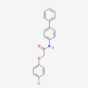 molecular formula C20H16ClNO2 B5839589 N-4-biphenylyl-2-(4-chlorophenoxy)acetamide CAS No. 324546-96-5