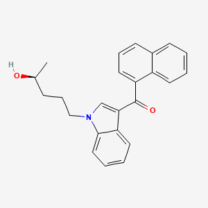 molecular formula C24H23NO2 B583961 (S)-(+)-JWH 018 N-(4-hydroxypentyl) metabolite CAS No. 1454924-73-2