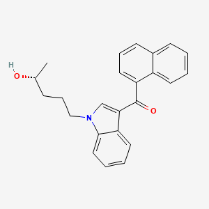 molecular formula C24H23NO2 B583965 [1-[(4R)-4-hydroxypentyl]indol-3-yl]-naphthalen-1-ylmethanone CAS No. 1454924-71-0