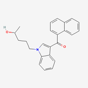 molecular formula C24H23NO2 B583965 (R)-(-)-JWH 018 N-(4-hydroxypentyl) metabolite CAS No. 1454924-71-0