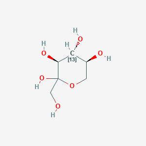molecular formula C6H12O6 B583972 L-[4-13C]sorbose CAS No. 478506-34-2